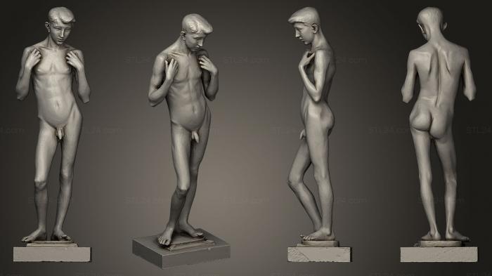 Figurines of people (The Standing boy, STKH_0059) 3D models for cnc